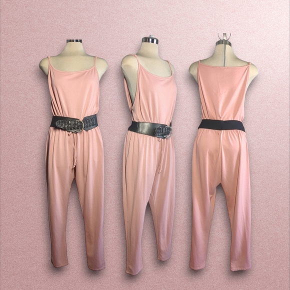 AMBIANCE cream Jumpsuit Size 1X - Picture 1 of 16